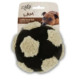 Bolde|Plyslegetøj Til Hunde^All For Paws AFP Cuddle Fodbold af Lammeuld