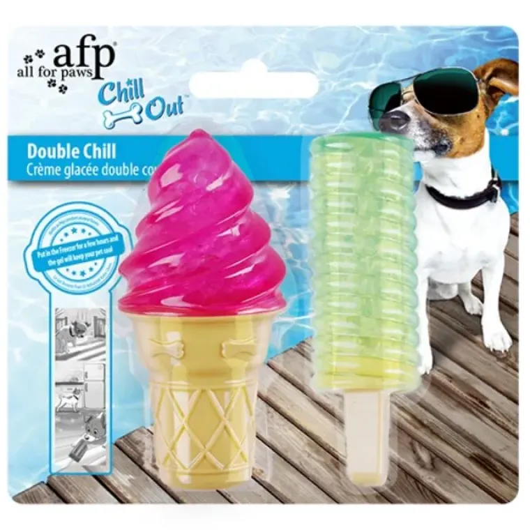 Køleartikler|Hundeferien^All For Paws AFP Double Chill Kølende hundeis | 2 stk