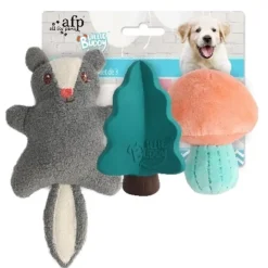 Hvalpelegetøj|All For Paws Hundelegetøj^All For Paws AFP Little Buddy Woodland Hvalpelegetøj | 3 stk.