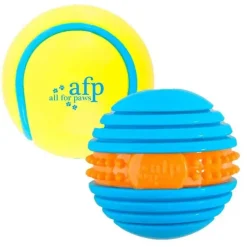 Bolde|All For Paws Hundelegetøj^ AFP TPR High Bounce Bold med Piv | 6,5 cm