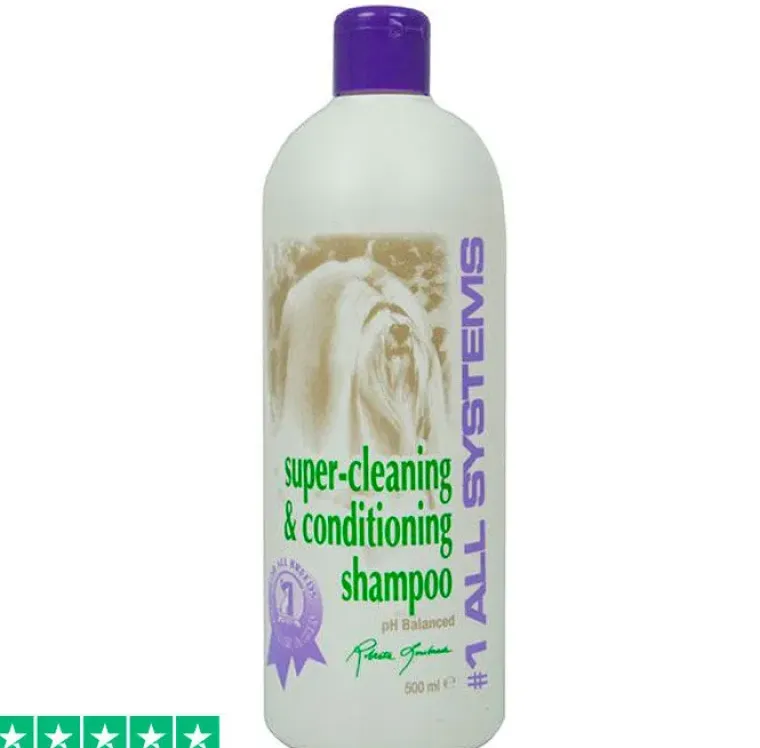 Pelspleje|Hundeshampoo Og Hundebalsam^#1 All Systems | Super Cleaning and Conditioning shampoo | OUTLET