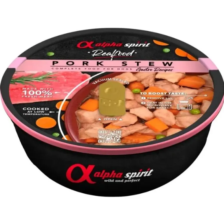 Hundemad^Alpha Spirit Real Food Vådfoder