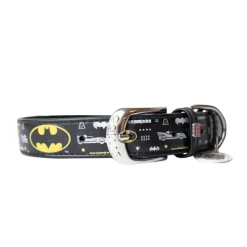 Hundehalsbånd^Collar/WauDog Batman halsbånd | m. QR-Tag | OUTLET