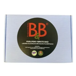 Groomingsæt|Hvalpesæt^B&B Økologisk Hundeshampoo m.m. B&B Hvalpens første bad