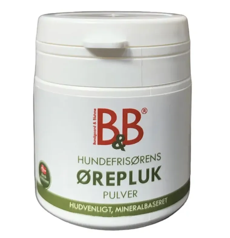 Mund-, Øre- Og Øjenpleje^B&B Økologisk Hundeshampoo m.m. B&B Mineralbaseret Ørepluk pulver 25g