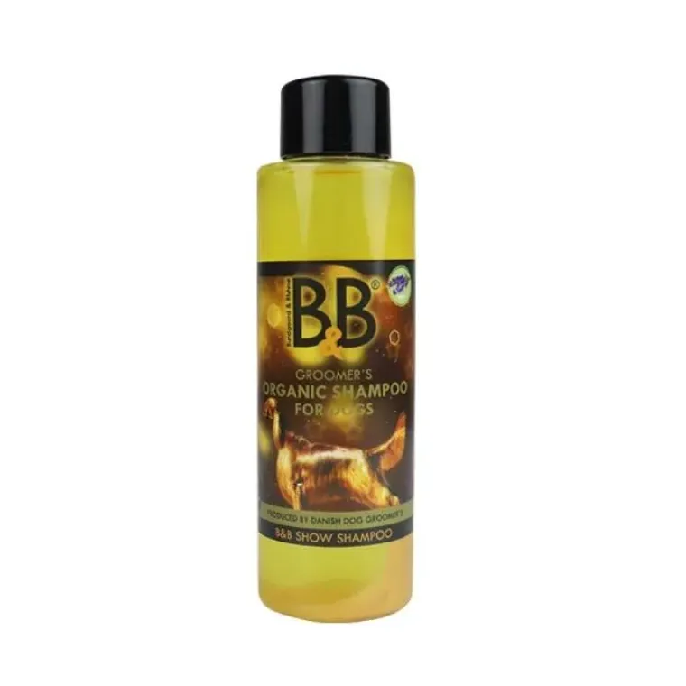 Show Grooming|Miljøvenlige, Bæredygtige & Øko Produkter^B&B Økologisk Hundeshampoo m.m. B&B Show shampoo | Økologisk hundeshampoo