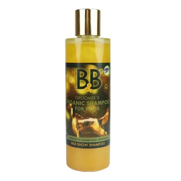 Show Grooming|Miljøvenlige, Bæredygtige & Øko Produkter^B&B Økologisk Hundeshampoo m.m. B&B Show shampoo | Økologisk hundeshampoo