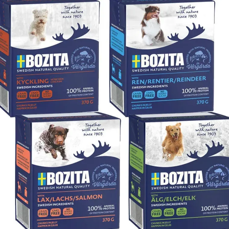 Hundemad^Bozita Vådfoder | Bidder i gelé