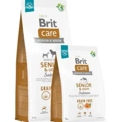 Hundemad^Brit Care Dog Grain-Free Senior & Light, Salmon | Tørfoder