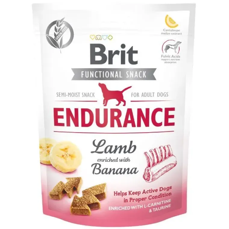 Påskekurven^Brit Care Functional Snack Endurance Lamb & Banana | 150g