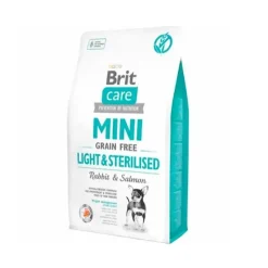 Hundemad^Brit Care Mini Grain Free Adult - Light & Steriliseret | Tørfoder