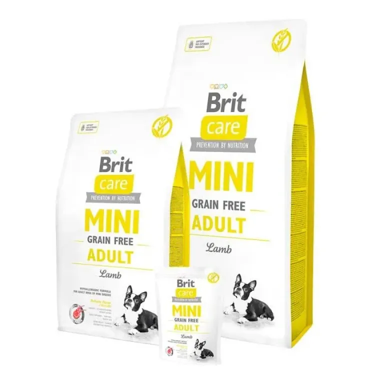 Hundemad^Brit Care Mini Grain Free Adult - Lamb | Tørfoder