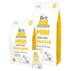 Hundemad^Brit Care Mini Grain Free - Hair & Skin | Tørfoder