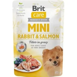 Godbidder Og Gnaveben|Hvalpefoder^Brit Care Mini | Vådfoder 85g