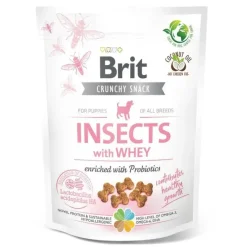 Godbidder Og Gnaveben^Brit Care Brit Crunchy Snack Puppy, Insects With Whey | 200g