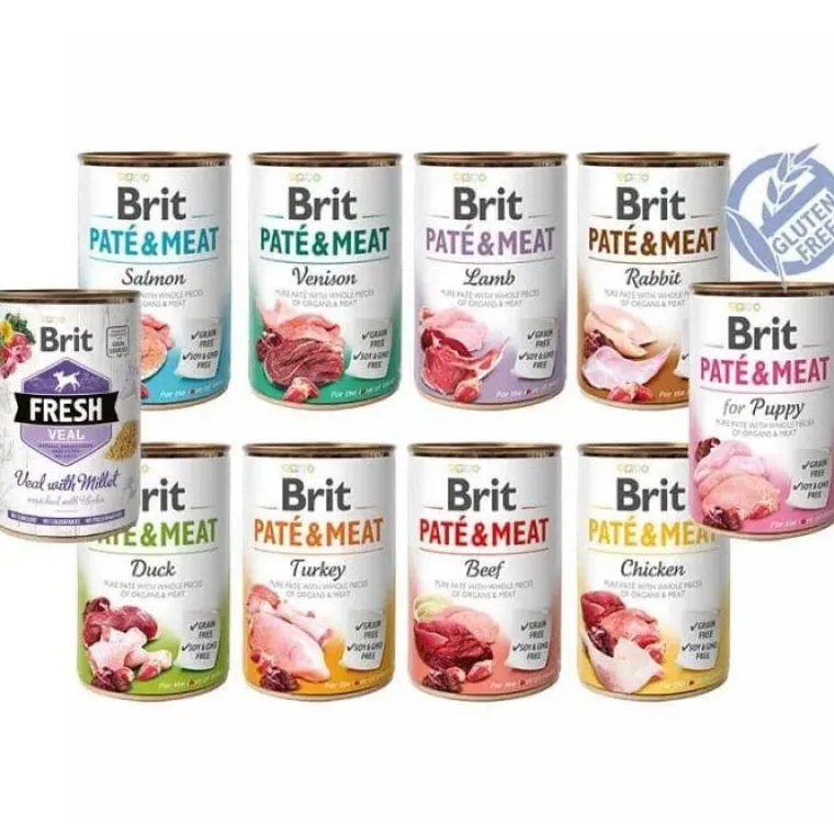 Hundemad^Brit Care Brit Paté & Meat | Vådfoder