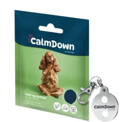 Helse Til Hunde|Hundetegn^Kruuse CalmDown by ® Hundetegn m. beroligende knap