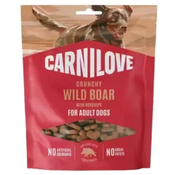 Godbidder Og Gnaveben^Carnilove Crunchy Snack, Wild Boar with Rosehips | 200g