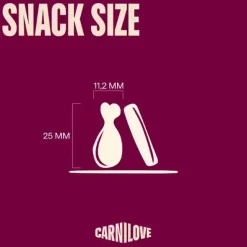 Godbidder Og Gnaveben^Carnilove Soft Snack, Quail enriched with Oregano | 200g