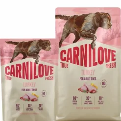 Hundemad^Carnilove True Fresh Dog Turkey, Adult All Breeds | Tørfoder
