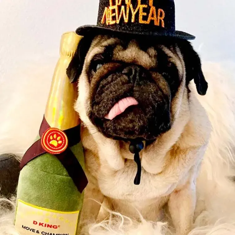 Nytårskurven|Plyslegetøj Til Hunde^Cotonshoppen Champagneflaske i plys | OUTLET