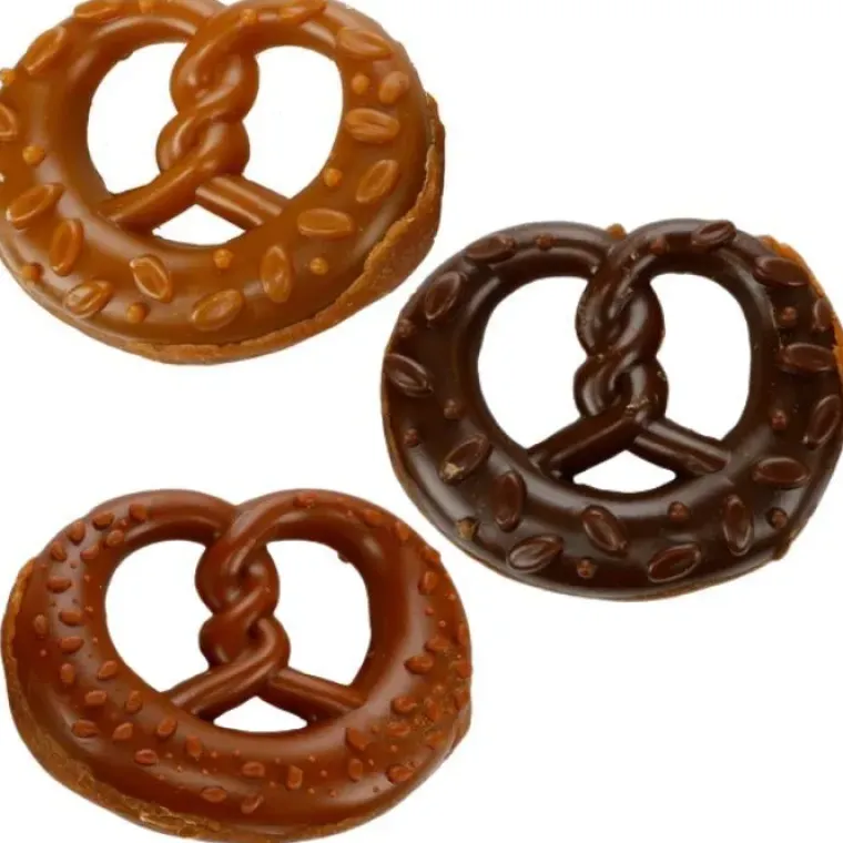 Godbidder Og Gnaveben^Flamingo Chomps Pretzel with Chicken | 1stk.