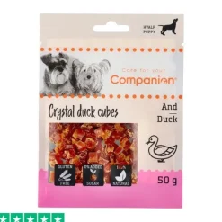 Hvalpegodbidder Og Gnaveben^Companion Duck Crystal Cubes Puppy | 50g