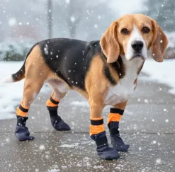 ❄️Klar Til Vintervejret|Hundesko^Companion hundestøvler | 4 stk.