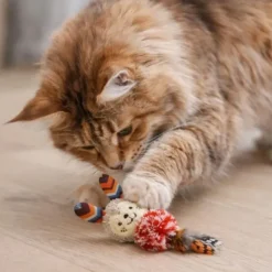 Legetøj Til Katte^Companion Kattelegetøj | Kanin med Fjer