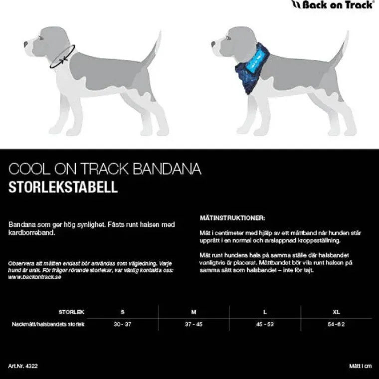 ☀️Sommerklar|Hundeferien^Back on Track Cool on Track Kølebandana