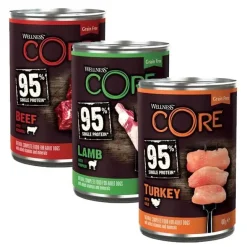 Hundemad|Single Protein & Foder & Godbidder^Wellness CORE CORE 95 All Breed Vådfoder | Singleprotein