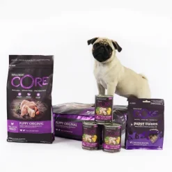 Hvalpegodbidder Og Gnaveben|Godbidder Og Gnaveben^Wellness CORE CORE Puppy Trainers kylling med tilsat gulerod | 170g