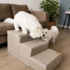 Hundetrapper & Hunderamper^DogLemi Hundetrappe m. hule og små rum