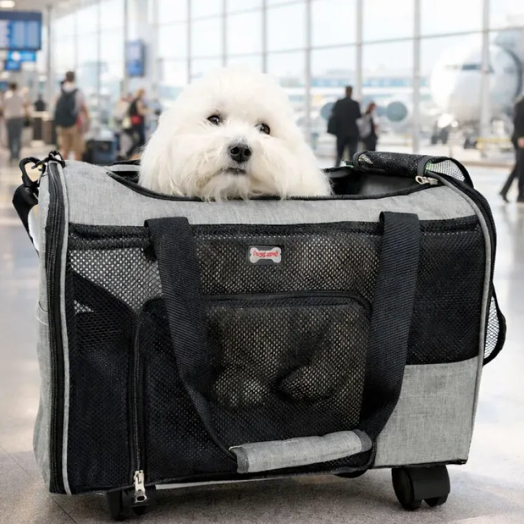 Transporttasker Til Hunde|Flytasker^DogLemi Rejsetaske | på hjul