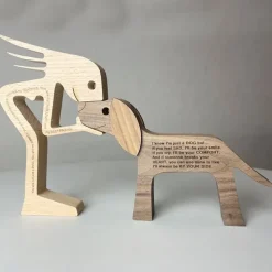 Julekurven|Mors Dag^Ollipet Dog Love træfigur sæt | M. Tekst