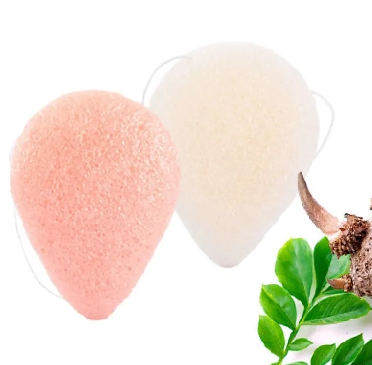 Helse Til Hunde|Mund-, Øre- Og Øjenpleje^Cotonshoppen Dråbeformet Konjac svamp pet | 100% naturlig