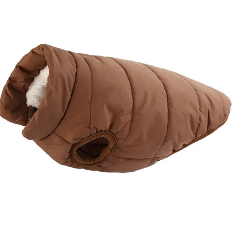 Efterårsklar|Hundetøj^FashionDoggy Dynevest med fleecefor | OUTLET