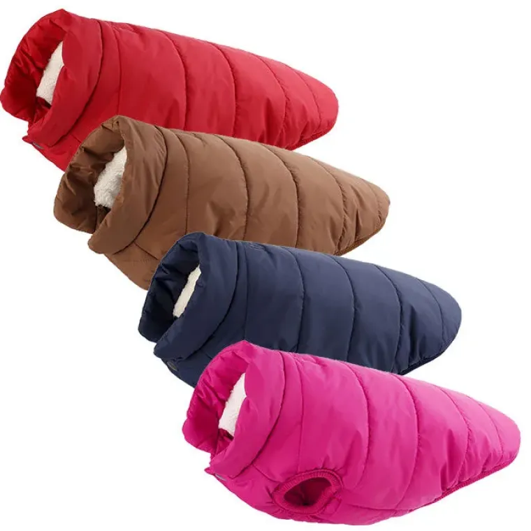Efterårsklar|Hundetøj^FashionDoggy Dynevest med fleecefor | OUTLET