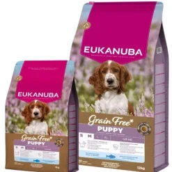 Hundemad|Hvalpefoder^EUKANUBA Grain Free Puppy - Small & Medium Breed | Tørfoder