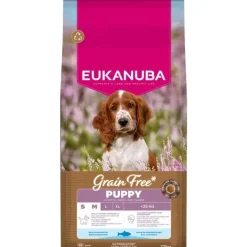 Hundemad|Hvalpefoder^EUKANUBA Grain Free Puppy - Small & Medium Breed | Tørfoder