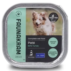 Hundemad^Faunakram Dog Paté, Turkey | 300g