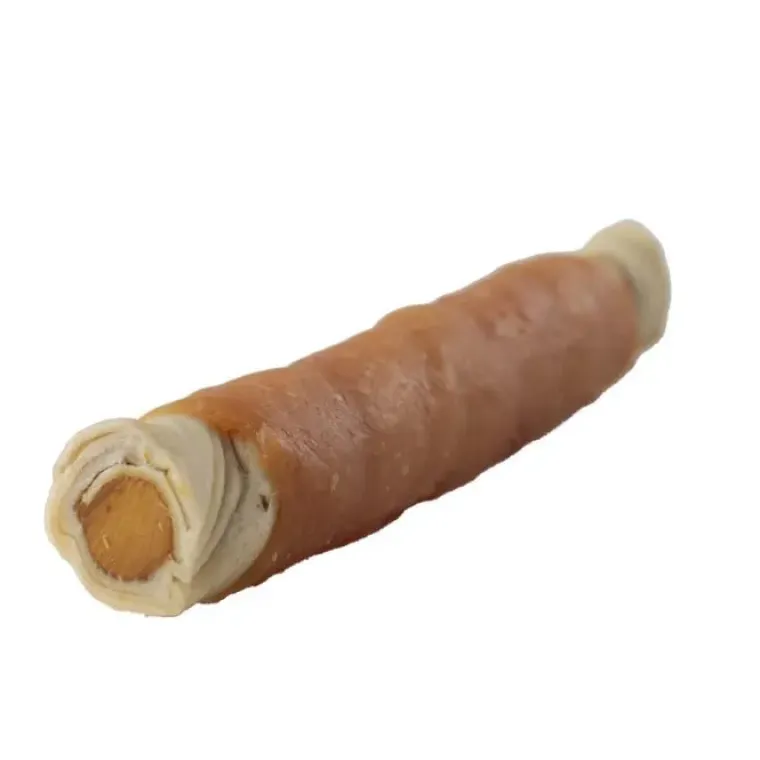 Godbidder Og Gnaveben^Faunakram Filled Rawhide Roll Chicken | 12 cm | 170g
