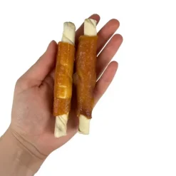 Godbidder Og Gnaveben^Faunakram Filled Rawhide Roll Chicken | 12 cm | 170g