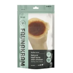 Godbidder Og Gnaveben^Faunakram Natural beef bone with stuffing | chicken