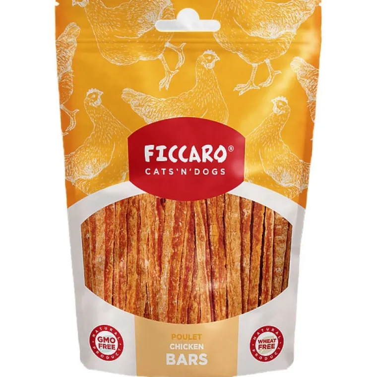 Hvalpegodbidder Og Gnaveben|Godbidder Og Gnaveben^Ficcaro Chicken Bars | 100g