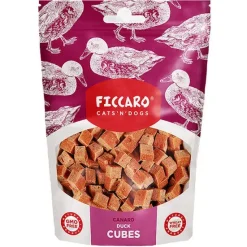 Hvalpegodbidder Og Gnaveben^Ficcaro Duck Cubes | 100g