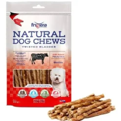 Godbidder Og Gnaveben^Frigera Natural Dog Chews Okseblære | 100g