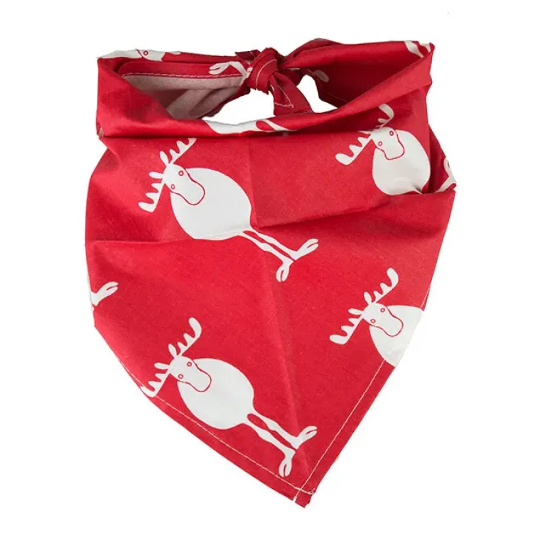 Julekurven^Ollipet Julebandana med rensdyr
