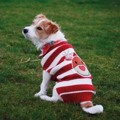 Julekurven^Ollipet Julesweater m. striber