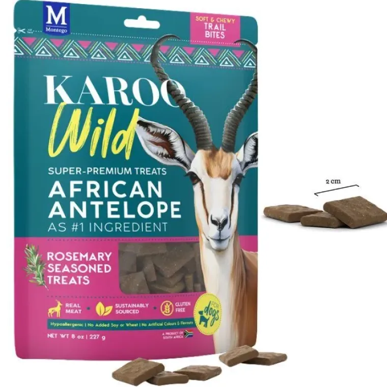 Godbidder Og Gnaveben^KAROO Wild Trail Bites Antilope | 227g